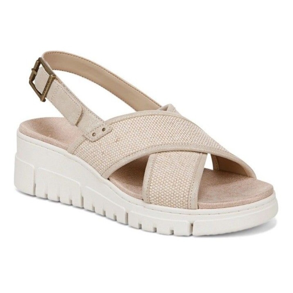 🔥Vionic Women's Uptown Sonoma Slingback Chunky Platform Wedge Sandal, 6 🔥NEW🔥